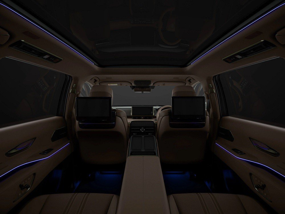 Hệ thống đèn viền nội thất xe Toyota Century 2024