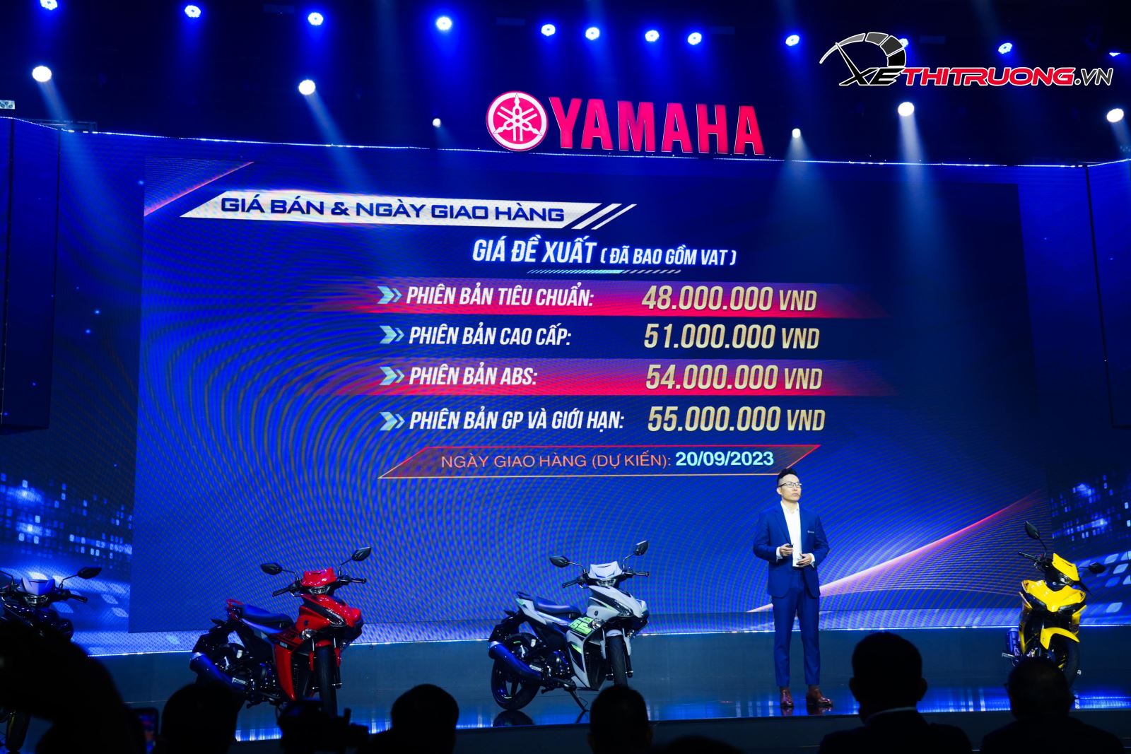 Giá bán Yamaha Exciter 155 ABS-VVA mới.