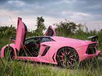 Siêu phẩm Lamborghini Aventador độ Novitec, thay luôn “Áo hồng”nữ tính.
