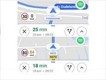 Google đang thử nghiệm một giao diện mới hiển thị tốc độ lái xe