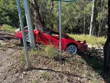 Siêu xe hàng hiếm giá triệu USD của Ferrari gặp nạn tại Australia