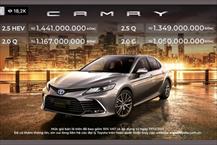 Toyota Camry 2022 ra mắt, từ 1,05 tỷ đồng tại Việt Nam
