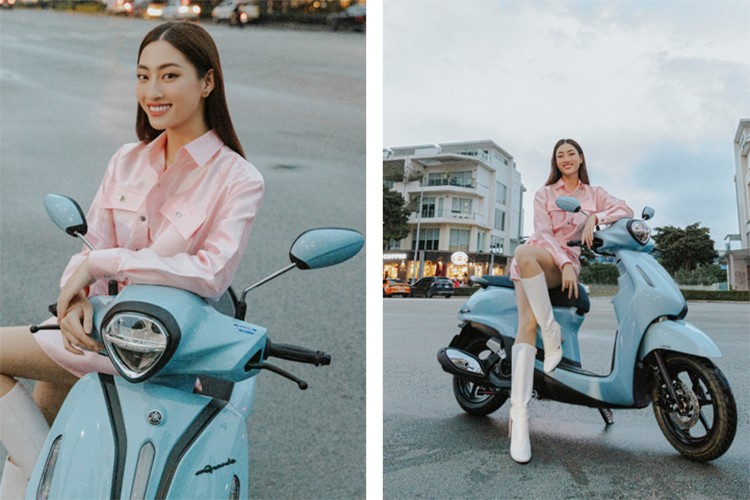 Hoa hậu Lương Thuỳ Linh lựa chọn động cơ xanh cho chuyến du lịch hè.