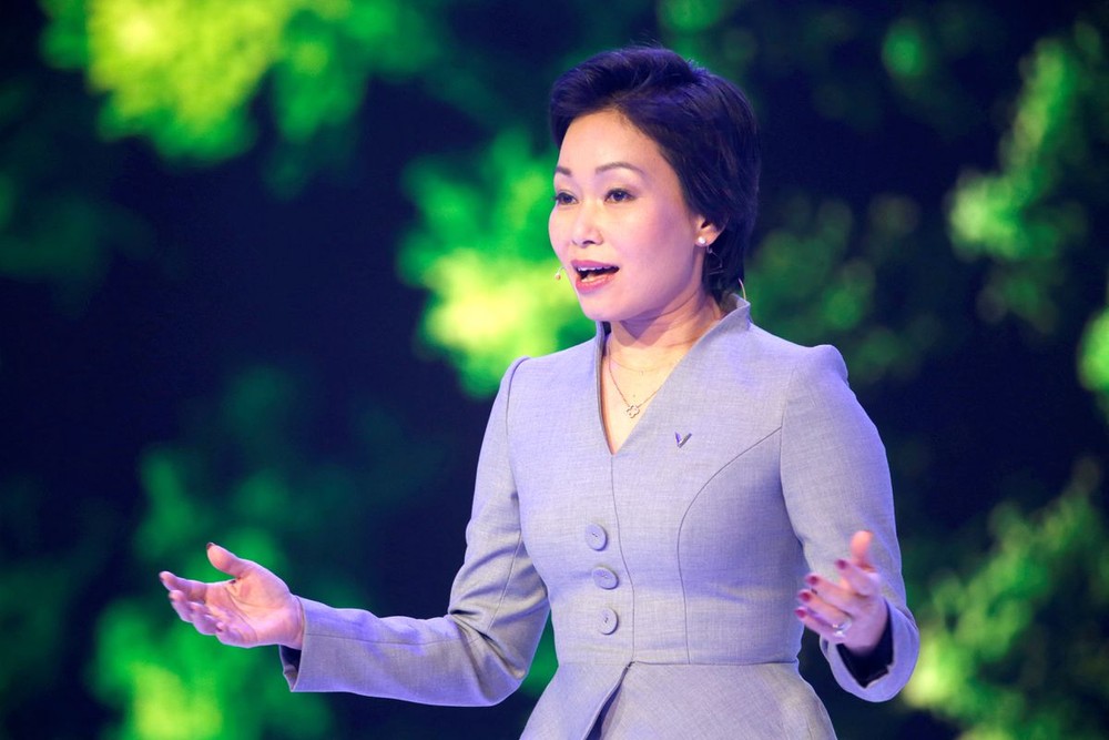 Bà Lê Thị Thu Thủy sinh năm 1974 tại Bình Định hiện đang là Phó Chủ tịch Vingroup, CEO VinFast toàn cầu. Ảnh: Reuters