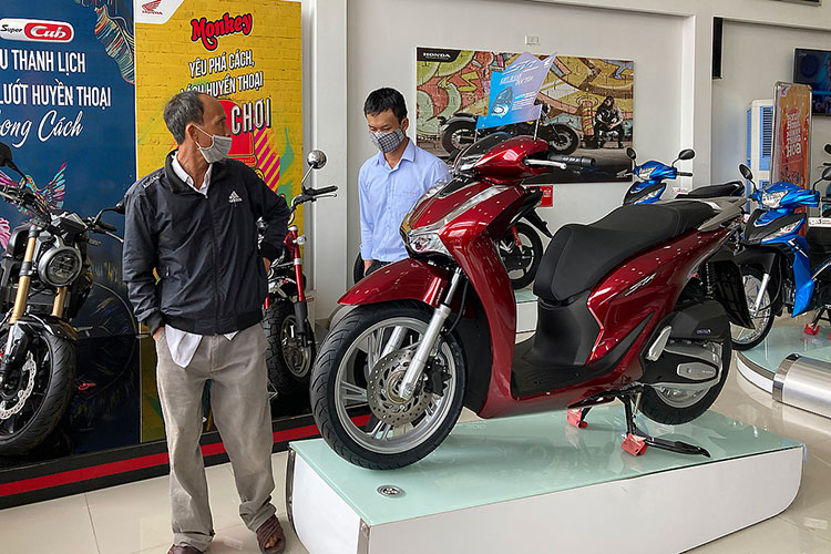 Honda bán gần 2 triệu xe máy tại thị trường Việt Nam năm 2021