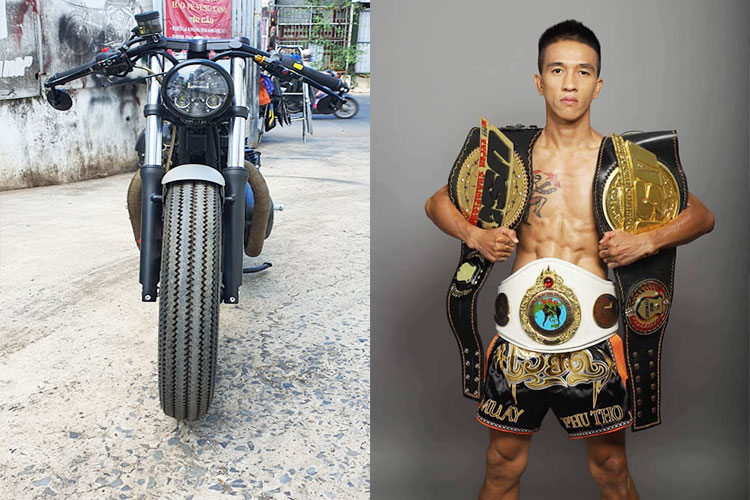 Lê Hoàng Đức hiện là một trong những tay đấm mạnh nhất làng Muay Thái ở Việt Nam. Mới đây, anh đã độ chiếc Kawasaki W400 lên Cafe Racer từ Garage Tự Thanh Đa.