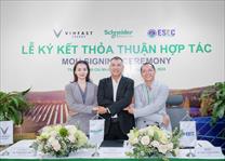 Hợp tác chiến lược giữa VinFast Energy, Schneider Electric và ESEC: Bước đột phá trong giải pháp năng lượng bền vững tại Việt Nam