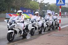 Xem đội mô tô hộ tống bảo vệ yếu nhân tại Việt Nam