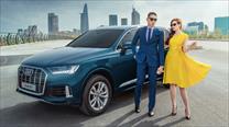 Dương Tú Anh & Justin Dương Young thả dáng cùng Audi Q7 mới