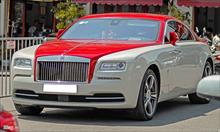 Coupe siêu sang Rolls-Royce Wraith phối màu lạ dạo phố Hà Nội