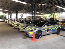 Chi gần 3 triệu USD, cảnh sát Thái Lan thuê 7 chiếc Tesla Model 3