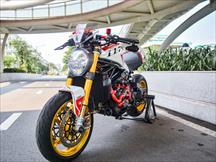 Biker Tây Ninh chi 500 triệu lột xác Ducati Monster 821