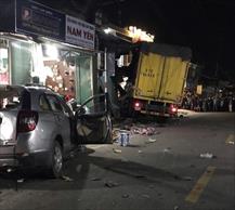 Tai nạn liên hoàn, khiến 3 người tử vong tại Quảng Ngãi